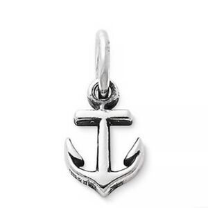 James Avery RETIRED Silver Anchor Pendant Charm